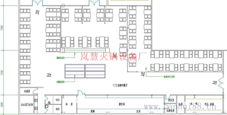 無煙火鍋桌的尺寸如何才合理? 無煙火鍋桌的尺寸如何才合理?(arfit.cn)